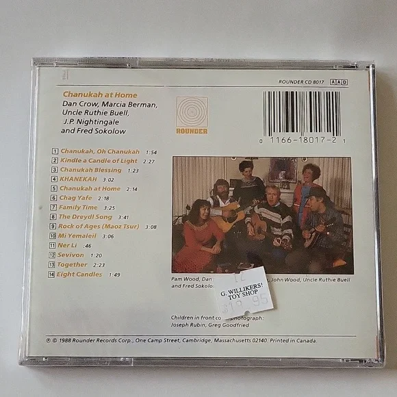 Chanukah At Home CD New Sealed with Dan Crow and more